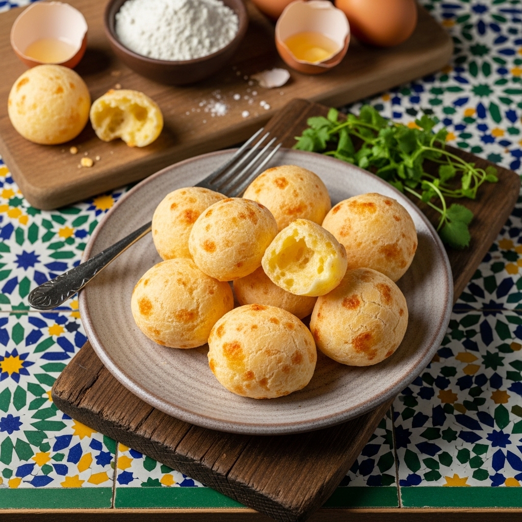 Delectable Gluten-Free Brazilian Cheese Bread Puffs (Pão de Queijo) Recipe
